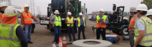 safety meeting.